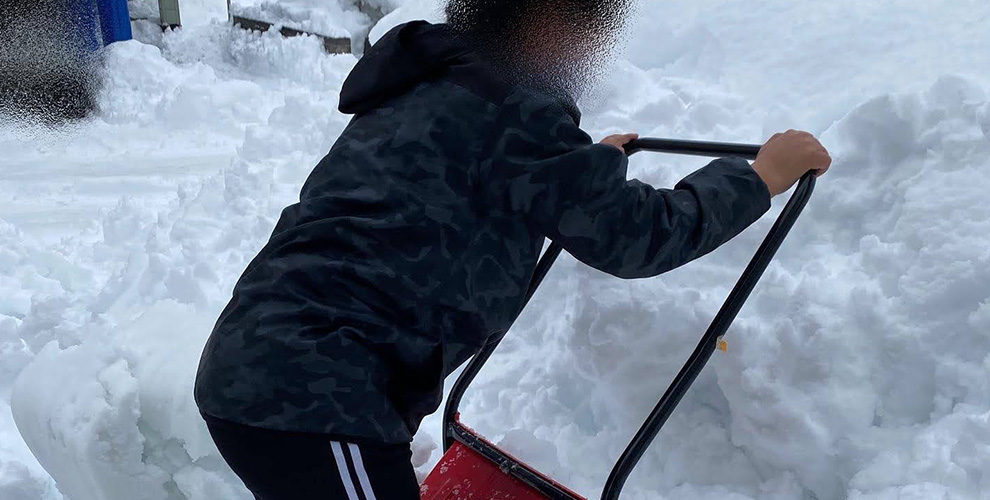 除雪ボランティア～冬休み中は近所の除雪をしました!～01