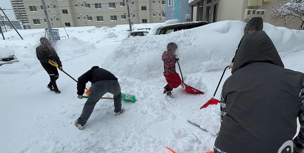 除雪ボランティア～冬休み中は近所の除雪をしました!～02