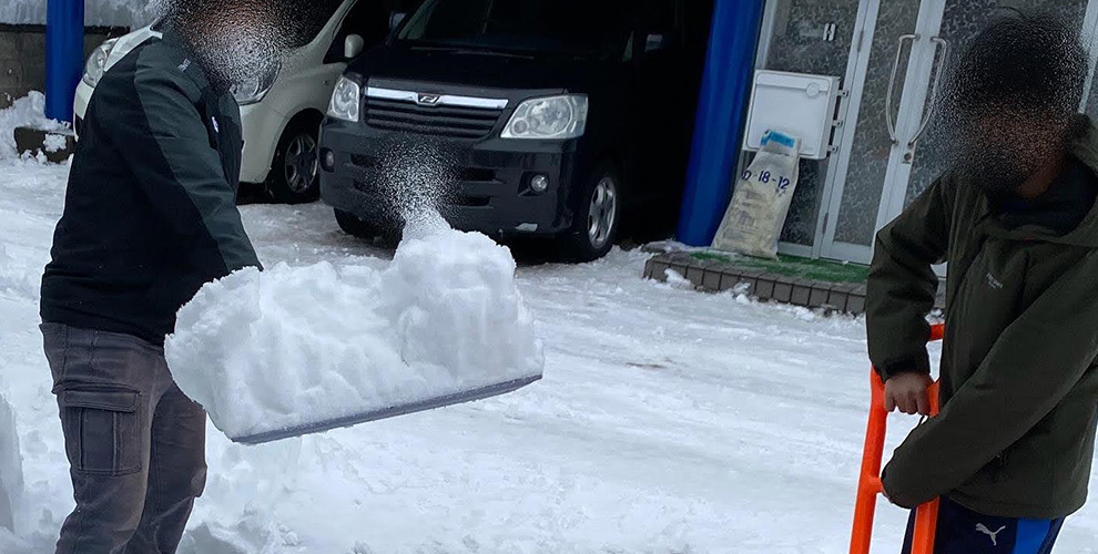 除雪ボランティア～冬休み中は近所の除雪をしました!～03